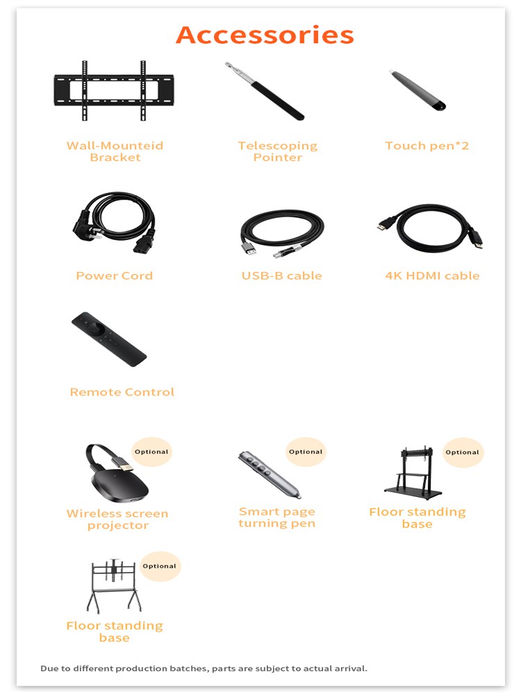 Jorarri smart board accessories Jorarri smart board accessories
